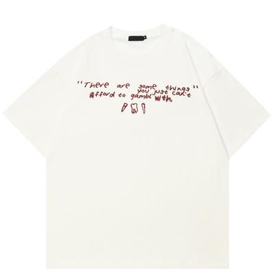 Streetwear Beide Seiten Lustige Grafik T-Shirt Baumwolle Unisex Tops Tees Sommer Kurzarm T-Shirt