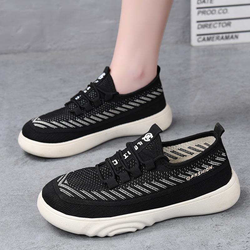 

Fisherman shoes women s casual soft-soled spring and autumn new fly-woven breathable single shoes cloth shoes 41