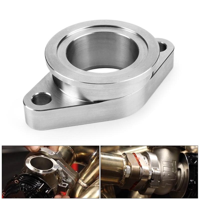 Steel 38mm To 38mm Flange Adapter Convenient 38mm To 38mm Manifold Adapter Easy To Install 2 Bolt Flange Adapter for DIY