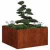 Pot Rusty 80X80X40 Cm Stainless Steel