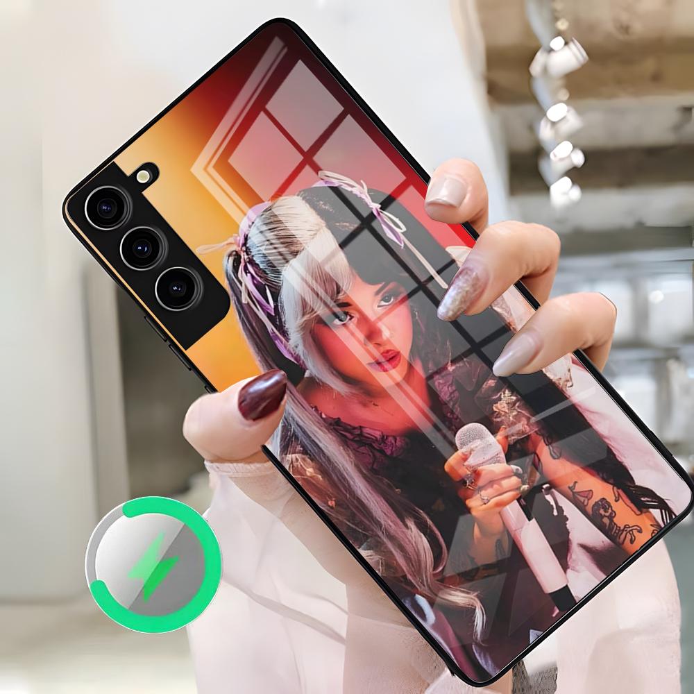 

Melanie Martinez Phone Case For Samsung S26 Ultra S25 Edge S23 S22 S21 S20 Ultra Plus S24 Fe A25 Magnetic Glass Cover Samsung A55