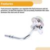 UXCELL Fuel Pressure Regulator for Toyota RAV4 2001-2005 No.2327028020 Metal 20-70 Psi