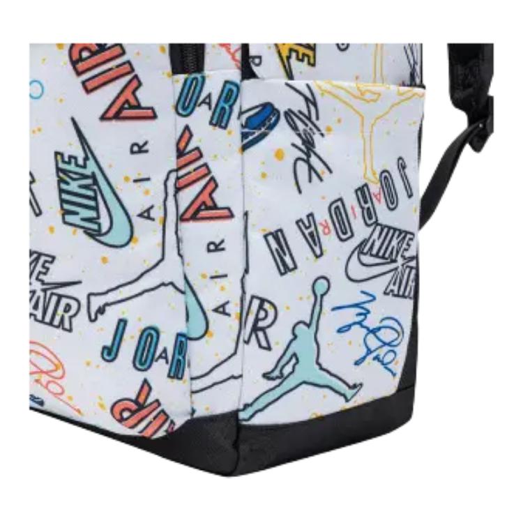 Jordan Bunter Graffiti-Print Rucksack Großer Unisex-Rucksack Weiß JD2533200AD-005