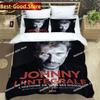 3D rocker Johnny Hallyday Bedding Set Down comfy Bed Queen Size Oversized Pillowcase quilt cover