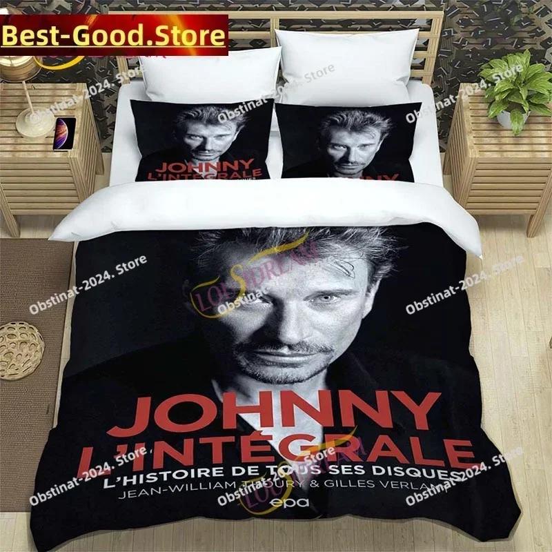 3D rocker Johnny Hallyday Bedding Set Down comfy Bed Queen Size Oversized Pillowcase quilt cover