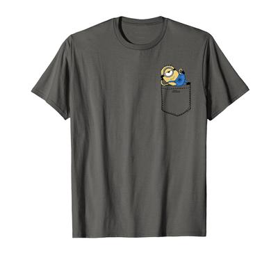Minions Carl Taking It Easy Pocket Hit T-Shirt
