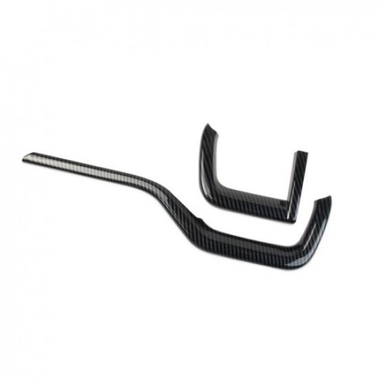 Carbon Fiber Style Center Console Dashboard Air Vent Outlet Trim for GMC Terrain