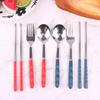3Pcs Stainless Steel Portable Student Tableware Outdoor Travel Box Spoon Fork Chopsticks Set Adult Gift Cutler
