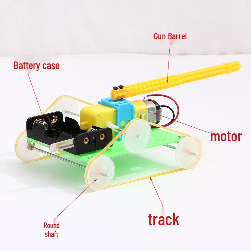 DIY Science & Technology Tank Model Kit for Students and Boys