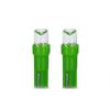 10pcs T5 LED Car Dash Dashboard Lights 74 73 286 Instrument Panel Lamp Speedometer Wedge Side Bulb Concave Lens Green White Blue