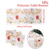 Christmas Table Runner Christmas Party Decoration 2025 Xmas Santa Claus Snowman Table Runner Navidad Natal New Year Gift 2026