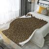 Vintage Floral Pattern Microfiber Flannel Cover Blanket Bedroom Living Room Sofa Soft And Comfortable Home Decoration