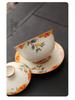Beige Ru Ware Ceramic Kung Fu Tea Set: Teapot & Teacups in Gift Box for Holiday or Business Souvenir