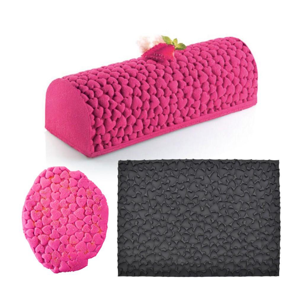 Silicone Swiss Cake Mould Food Grade Fondant Mat Impression Lace Moulds Use Cake Mould Chocolate Moulds Dessert Decoration Tools