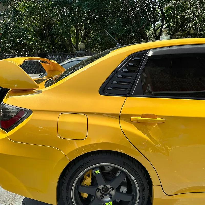 For Subaru Impreza WRX STI 2011-2014 Car Rear Window Louver Shutter Cover Side Vent Trim Windshield Cover ABS Car Accessories