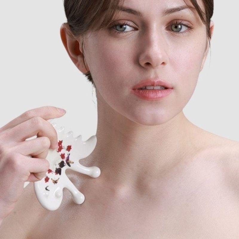 Pearl Care V-Line Ceramic Gua Sha Massager