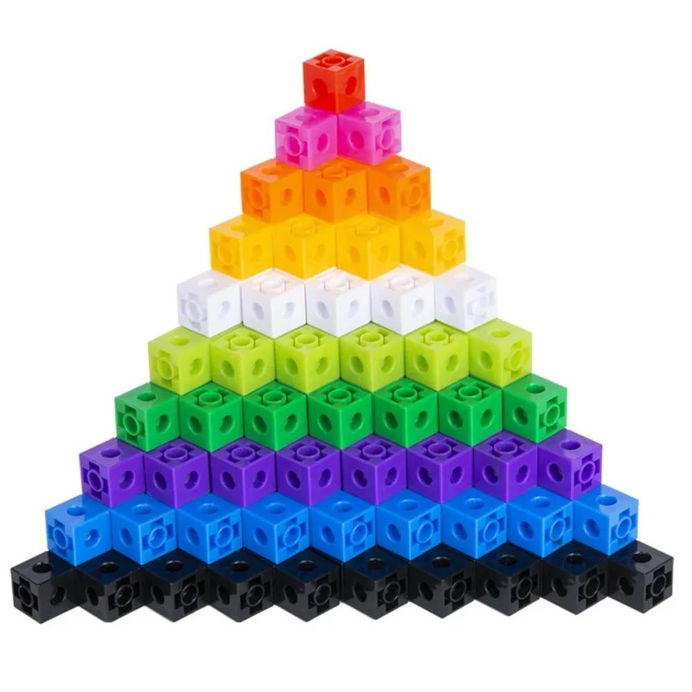 100Pcs/Set 2x2x2CM Square Cube Shape Building Blocks Educational Toys For Children Kids DIY Assembling Blocks Bricks Model Toys