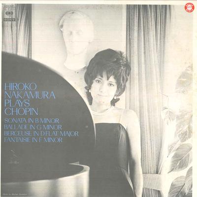 LP Record HIROKO NAKAMURA - Chopin:sonata In B MINOR/Ballade In 23AC528 CBS SONY 1978 Japan Obi Classical Used