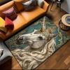 1pc Unicorn Carpet Rug for Living Room Bedroom Home Sofa Decoration,Kids play Non-slip Floor Mat
