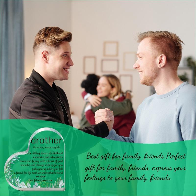 1 piece, a sign gift for brother, brother's birthday gift, thank you for friendship gift, Thanksgiving, Christmas gift