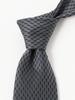 [BEAMS F] Silk Wave Pattern Jacquard Necktie for Men, Grey Free