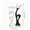 Ceramic Deer Figurines Minimalist Figurine Modern Decorative Figure for