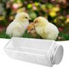 Hühnerfutterspender Flaschendeckel Design Transparent Großes Fassungsvermögen Kunststoff Geflügel Getreide Wasser