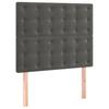 Vidaxl Bed Headboards, 2 Pcs, Dark Gray, 100X5X78/88Cm, Velvety