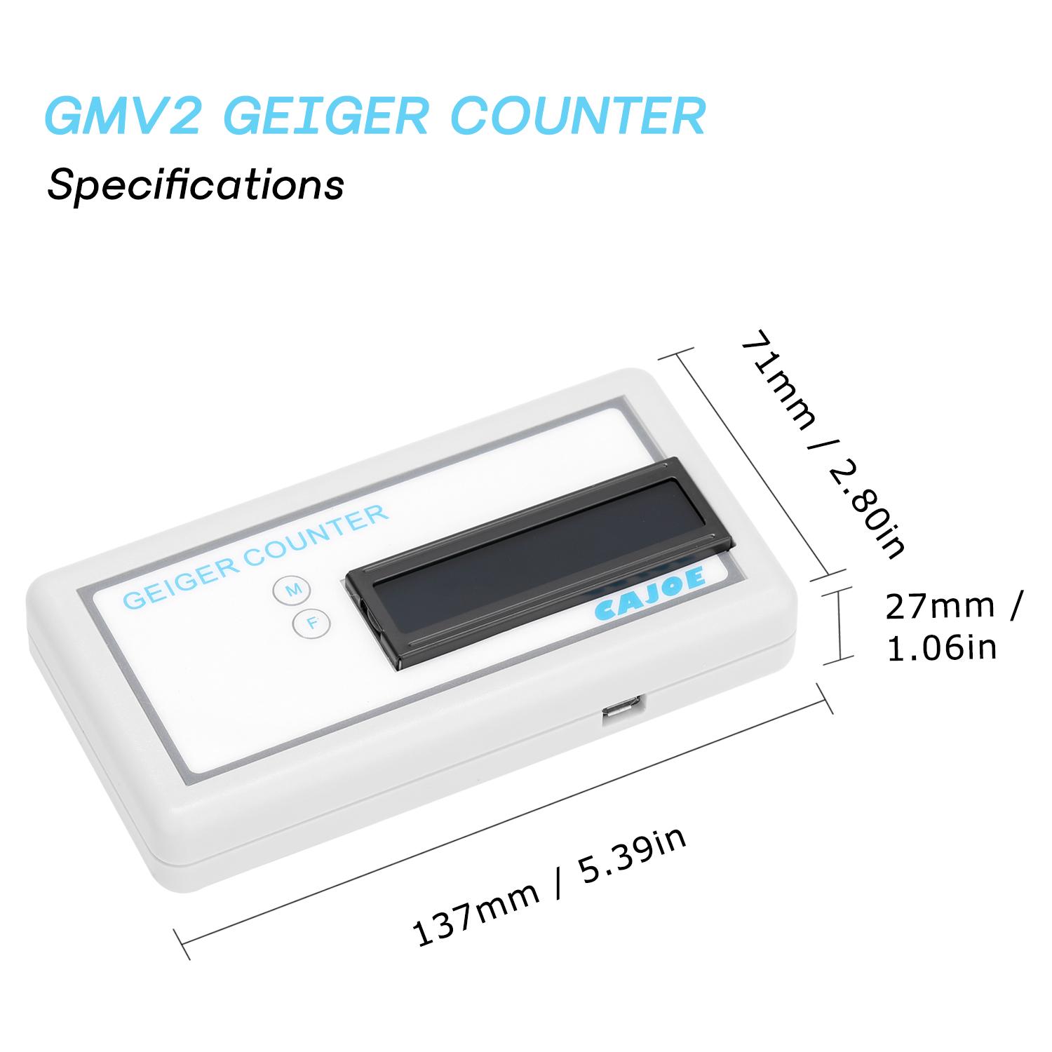 

GMV2 Портативный портативный счетчик Гейгера в сборе детектор ядерного излучения