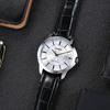Casio LTP Quartz Movement Genuine Leather/Genuine Leather/Cloth Strap Watch Unisex Silver Dial MTP-V004L-7A<P-V004L-7A