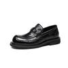 Autumn New Men's Leather Shoes Genuine Leather Cowhide British Style Men's Shoes Lazy One Pedal Business Casual Loafers Trend