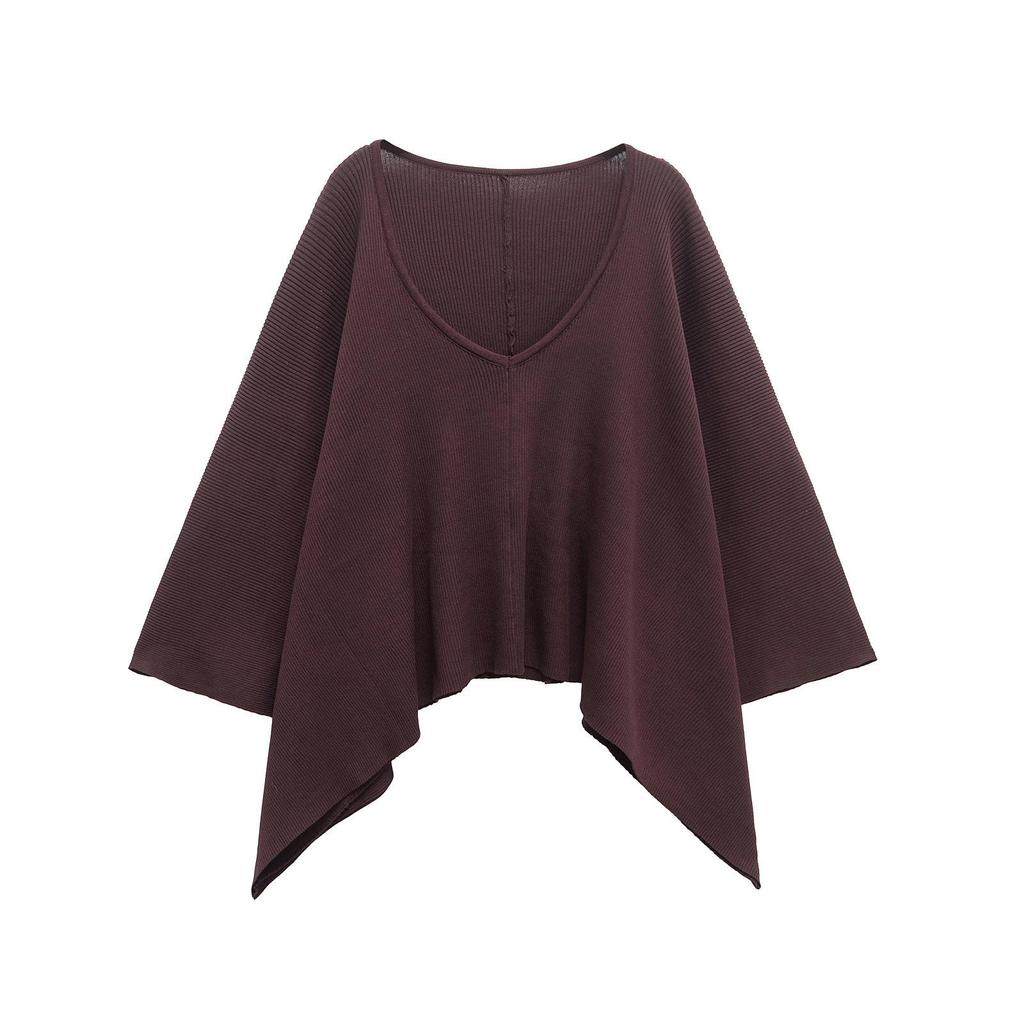 2025 Spring Women's European American Style Ribbed Knit Deep V-Neck Top & Casual Straight-Leg Pants Set