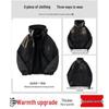 Kamiya River Unisex Black Warrior Hooded Workwear Jacket - Velvet Thickened Cotton