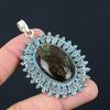 Oval Natural Dragon Bloodstone Handcrafted Pendant Jewelry 925 Sterling Silver