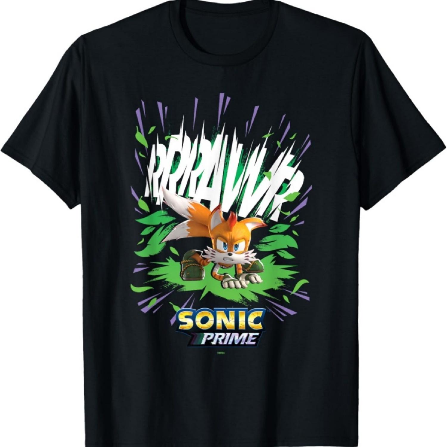 Ёжик Соник, Соник Прайм - Футболка RRRAWR S