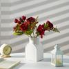 Plastic Flower Vase Modern Simple White Vase Home Room Decoration Ornaments Artistic Plant Pot Interior Decor Table Ornament
