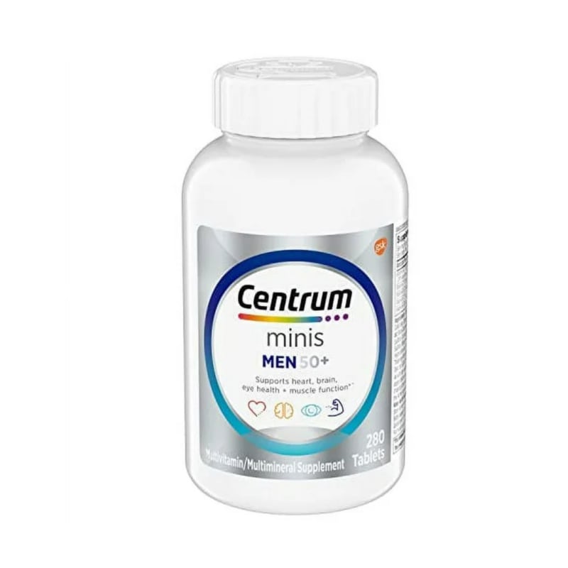 Centrum Silver Mini Multivitamin for Men 50+, 280 Tablets