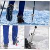 2 Stck Gehstock Eiskrallen Rutschfeste Krallen fr Senioren - Aufsatz fr Gehstcke und Krcken fr Schnee und Outdoor Aktivitten