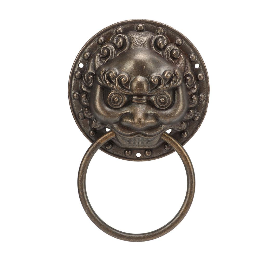Bronze Antique Door Knocker Brass Door Handles Cabinet handle Decorative Knob  Home Furniture