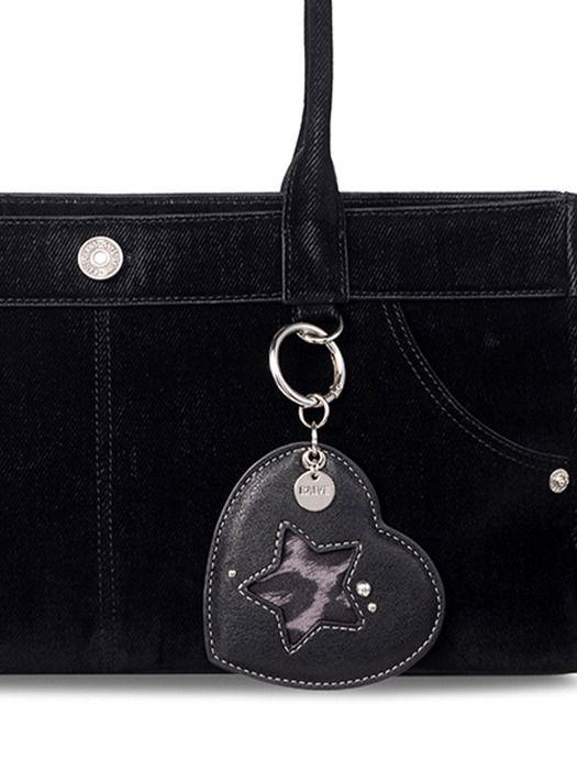 RAIVE Leo Mirror Charm in Black UZ5AX103-10