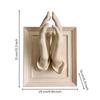 Praying Hands Candle Holder Versatile Table Ornament Religious for Entryways