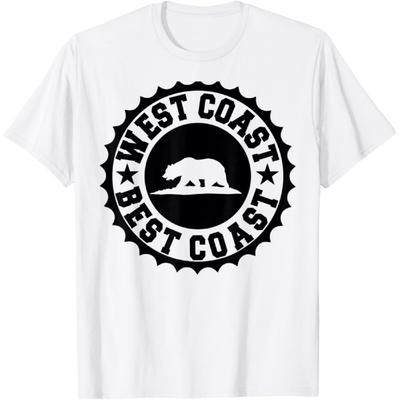 West Coast Best Coast California Bear Republic T-shirt