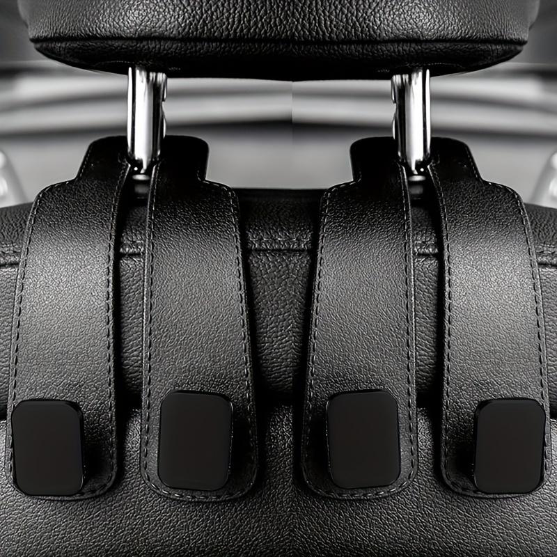 Car Seat Back Hook – Creative Suede-Finish Leather – Rear-Seat Storage & Organizer – Compact Interior Hook