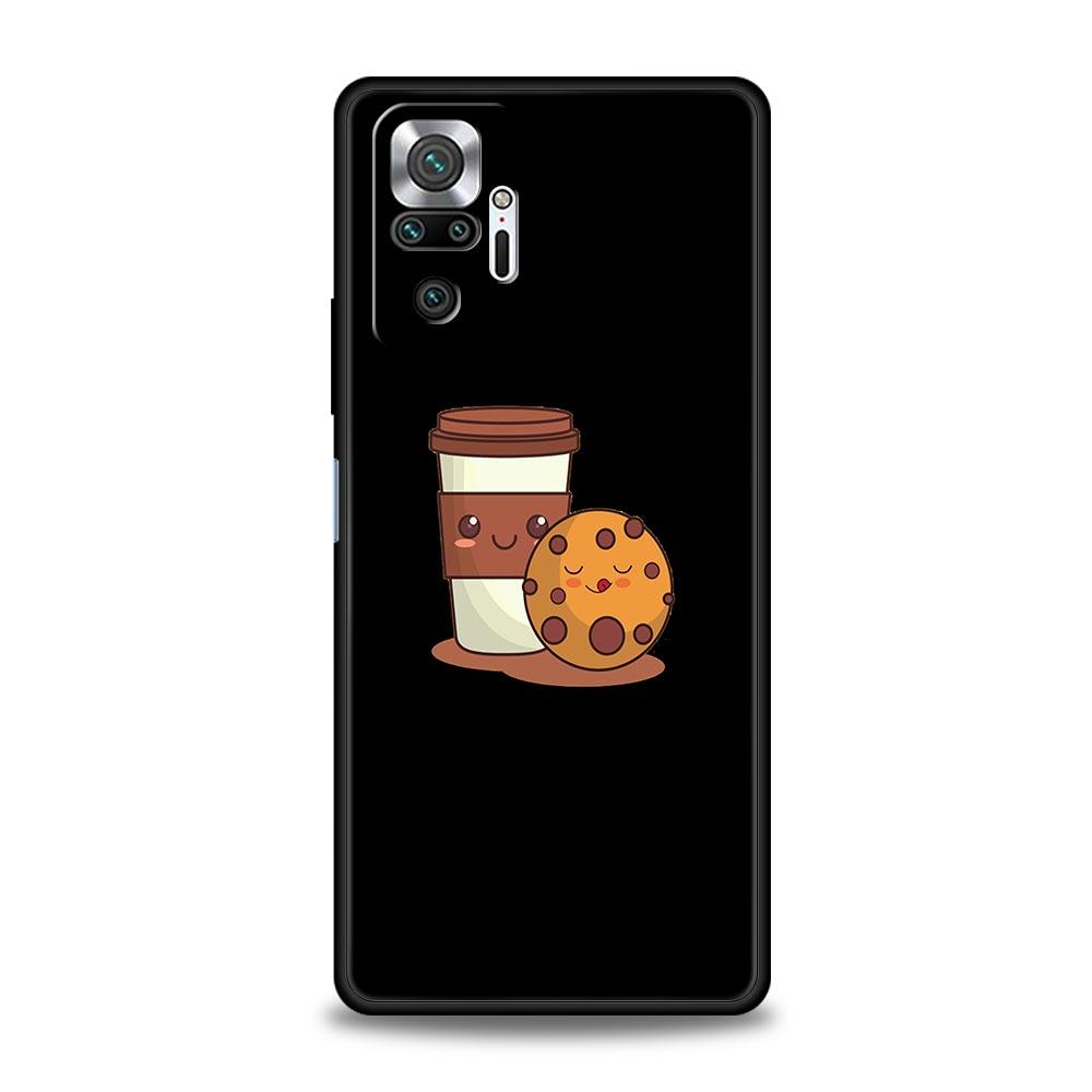 Phone Case For Xiaomi Redmi Note 10 11 9 8 Pro 9S 7 8T 9T 9A 8A 9C K50 K40 Gaming Cover Kawaii Avocado Cartoons Panda Flower