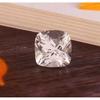 AAA Flawless 15x15mm Heated Ceylon White Sapphire Cushion Cut Loose Gemstone