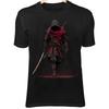Camiseta Samurái Silencioso – Máscara Rota, Hoja Sangrienta, Camino Nebuloso Arte del Guerrero