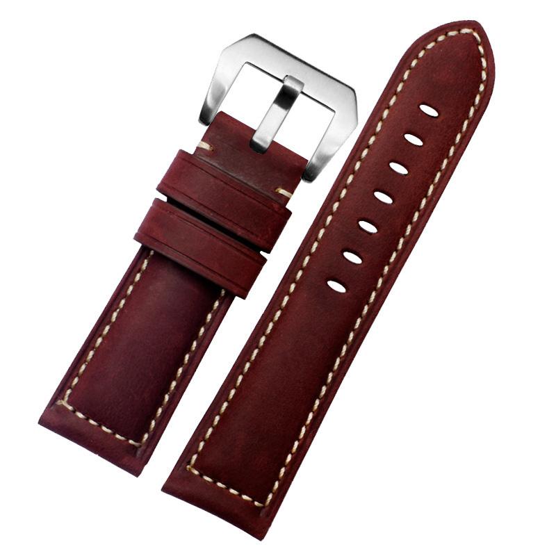 Retro Cowhide Watch Strap 20mm 22mm 24mm 26mm Band Universal Replacement Watchbands Bracelet Watches Vintage calfskin strap