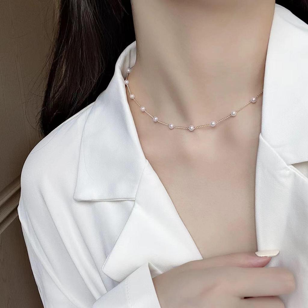 South Korea Elegant Pearl Necklace - Sweet, Stylish, and Chic.