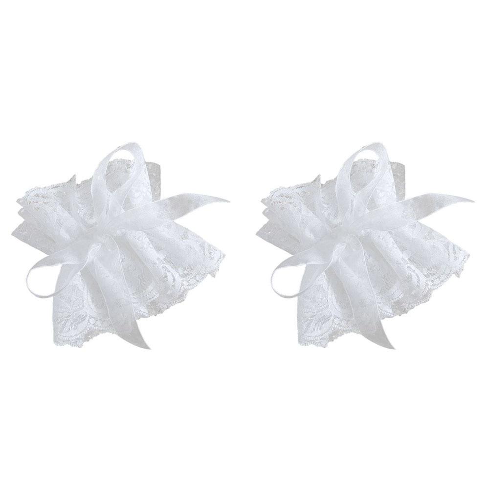 Detachable Lace Jabot Collar Solid Color Ruffled Neck Collar  Stage Performance Costume Accessory