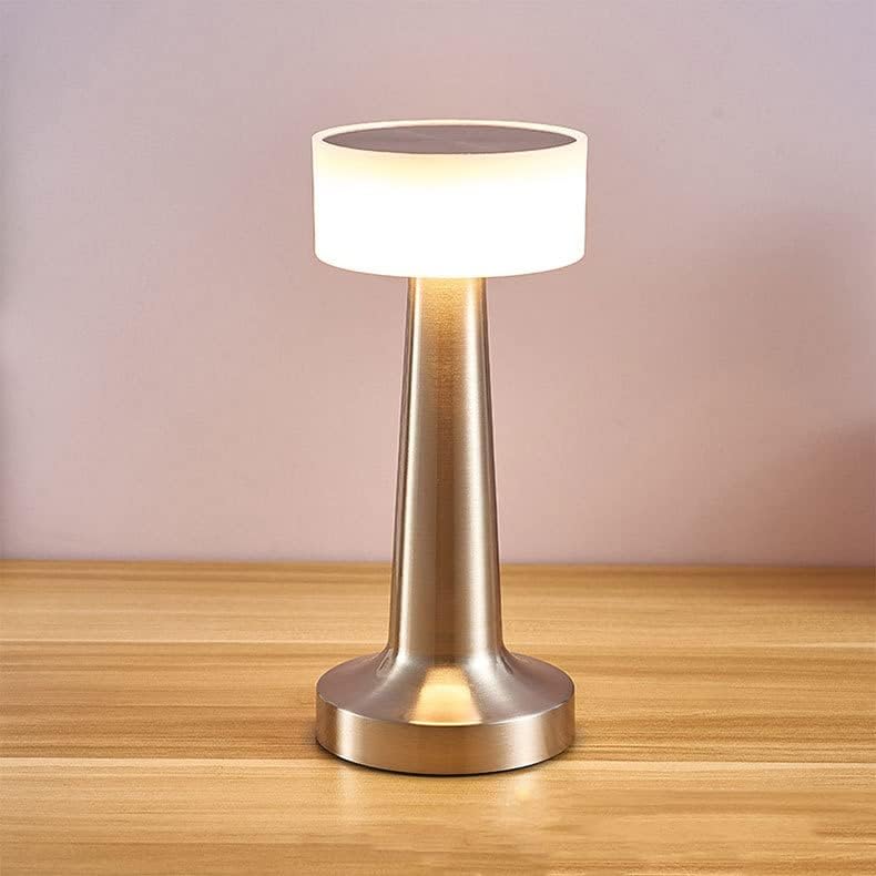 Portable LED Table Lamp,3 Color Touch Control Rechargeable Lamp,3-Levels Brightness Room Decor Desk Lamp,Bedside Lamp,Night Light for Kids Nursery,